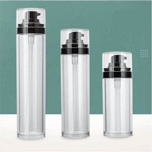 Empty cosmetics container 50ml 80ml 100ml clear thick wall clear plastic lotion bottle