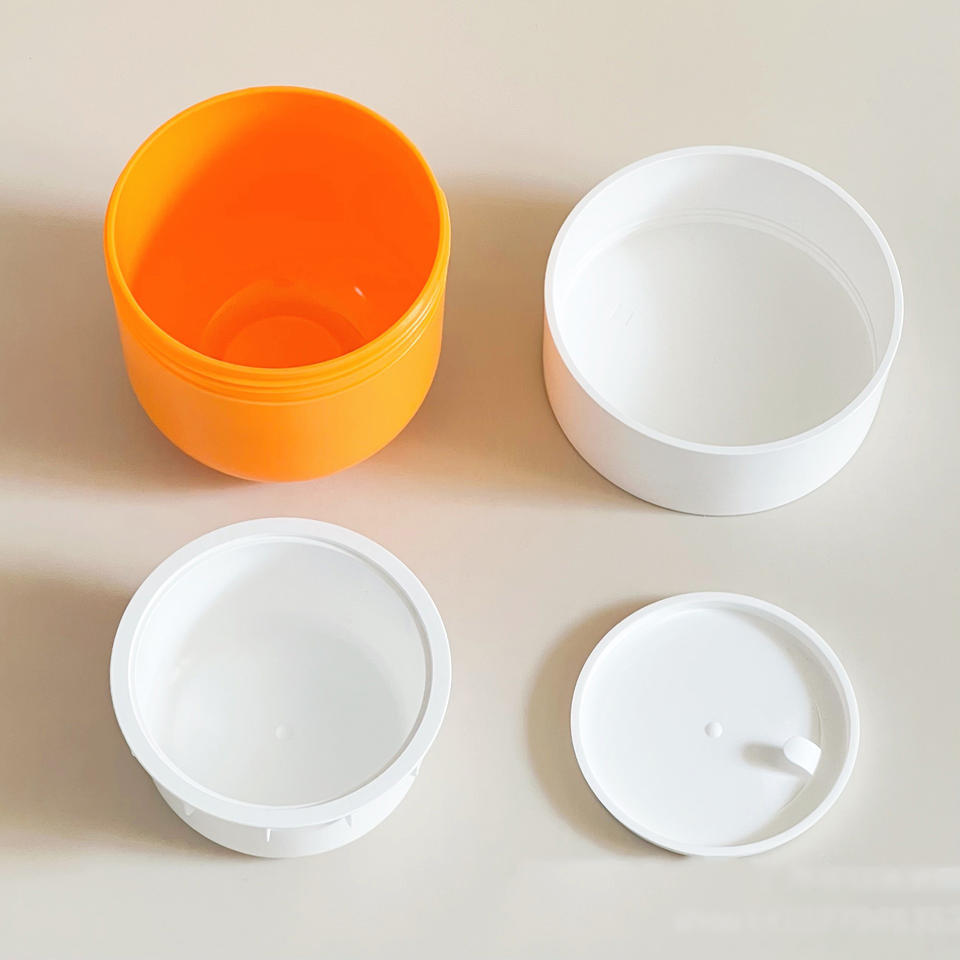 ECO friendly material cute container new bowl shape 100g facial cosmetic cream jar body scrub massage cream bottle
