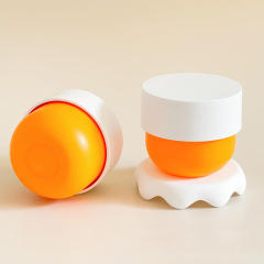 ECO friendly material cute container new bowl shape 100g facial cosmetic cream jar body scrub massage cream bottle