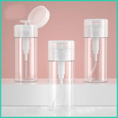 Hot Sale Clear 120Ml 150Ml 200ML Makeup Empty Nail Polish nail polish remover pump bottle