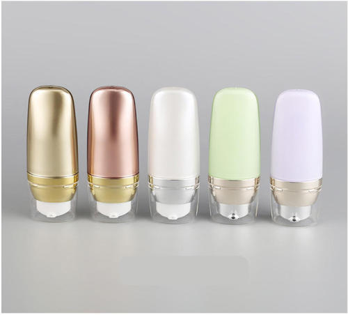 hot products 30g 50g hand cream bb cream bottle flat airless bottle and jar for cosmetic cream packaging
