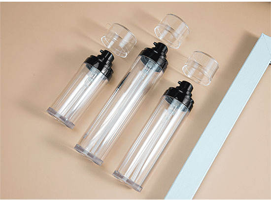 Empty cosmetics container 50ml 80ml 100ml clear thick wall clear plastic lotion bottle