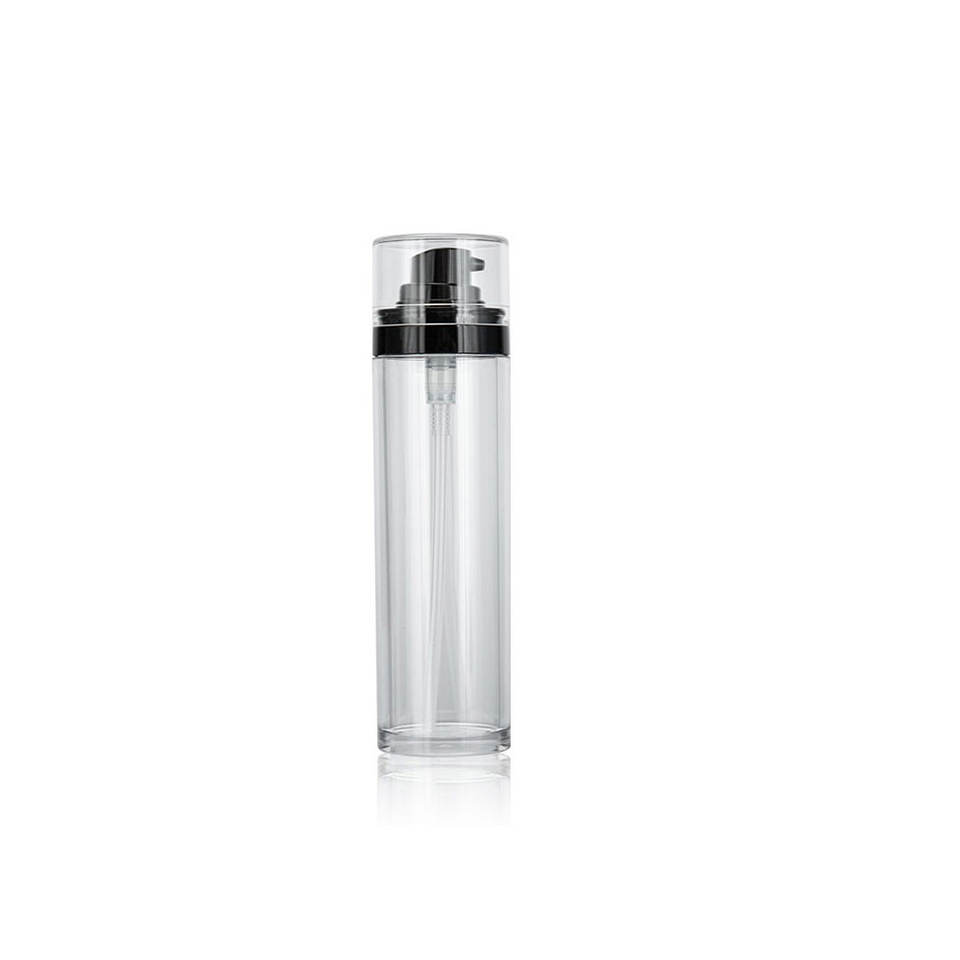 Empty cosmetics container 50ml 80ml 100ml clear thick wall clear plastic lotion bottle