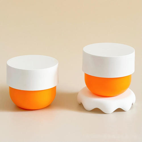 ECO friendly material cute container new bowl shape 100g facial cosmetic cream jar body scrub massage cream bottle