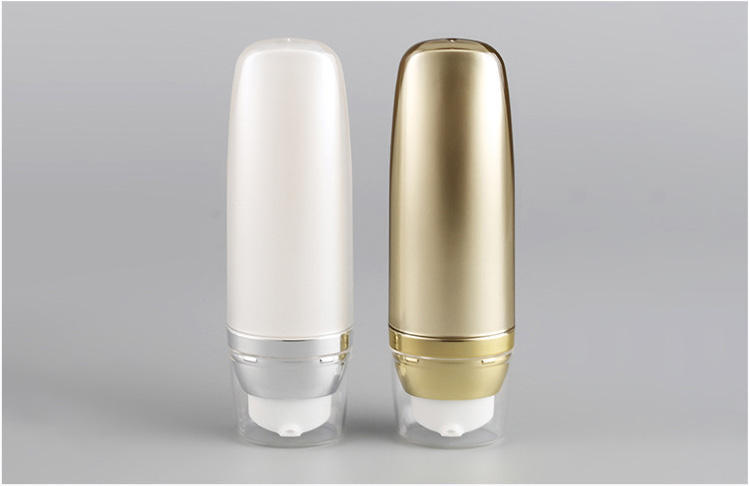 hot products 30g 50g hand cream bb cream bottle flat airless bottle and jar for cosmetic cream packaging
