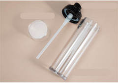 Empty cosmetics container 50ml 80ml 100ml clear thick wall clear plastic lotion bottle