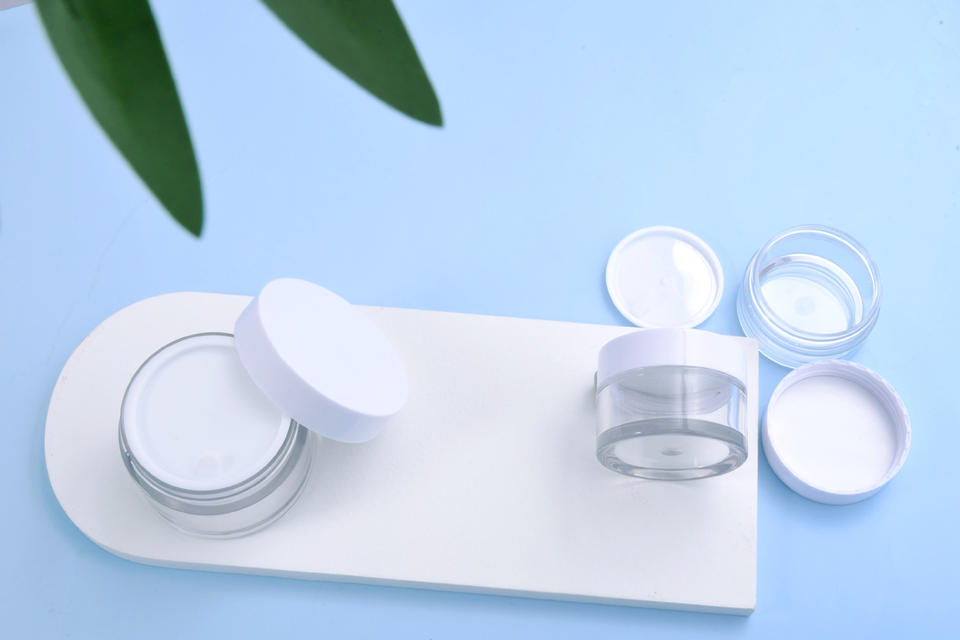 Frosted transparent plastic body scrub containers personal skin packaging black plastic container for body scrub