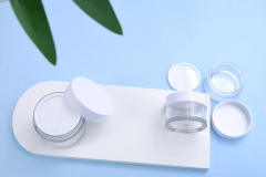 Frosted transparent plastic body scrub containers personal skin packaging black plastic container for body scrub