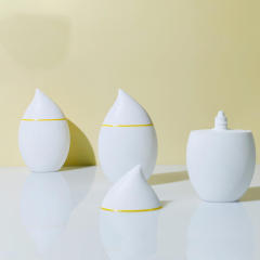Mini bottle of sunscreen custom white 50G sunscreen cream bottle PP plastic foundation mini of sunscreen