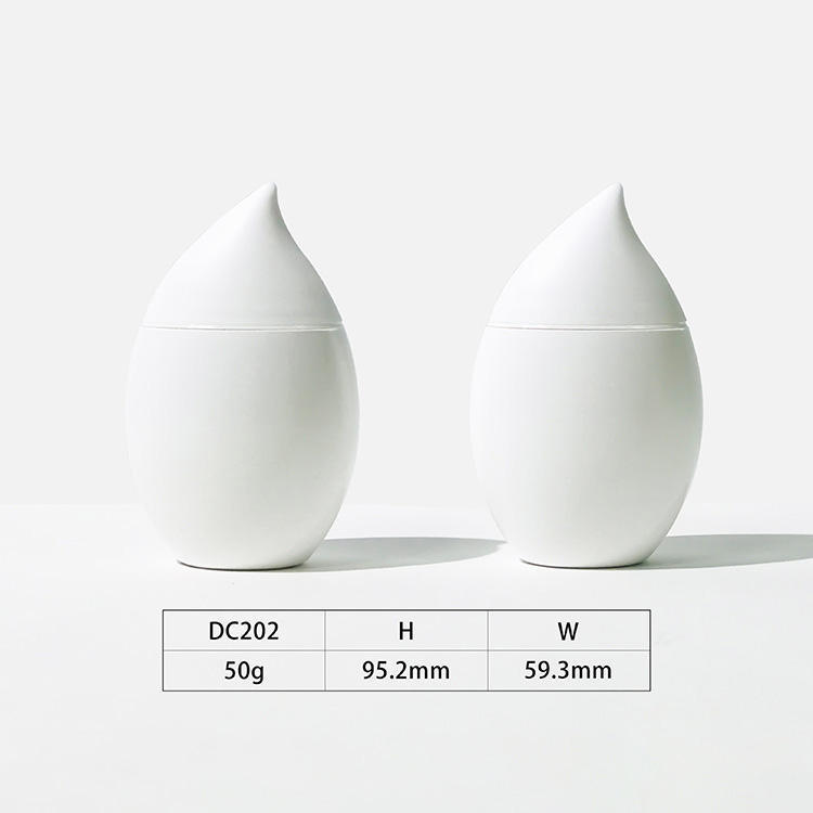 Mini bottle of sunscreen custom white 50G sunscreen cream bottle PP plastic foundation mini of sunscreen
