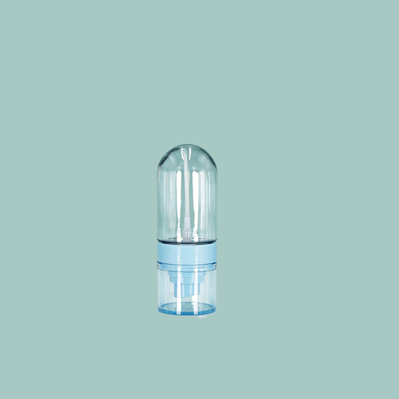 New Style 30ml 50ml 60ml pill capsule Round Clear Bottle Skincare Cosmetics Pump Tube plastic mist perfume spray bottle