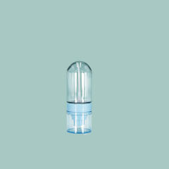 New Style 30ml 50ml 60ml pill capsule Round Clear Bottle Skincare Cosmetics Pump Tube plastic mist perfume spray bottle