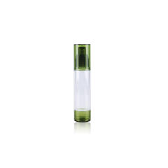 Eager to buy 15ml 30ml 50ml 80ml 100ml 120ml Cosmetic essence sunscreen bottle Green Clear As Airless Bottle