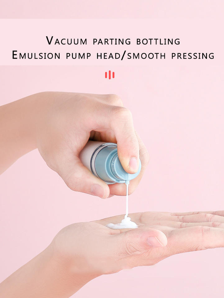 Transparent Cosmetic packing bottle 15ml 30ml 50ml plastic lotion emulsion airless pump container eye cosmetic plastic bottles