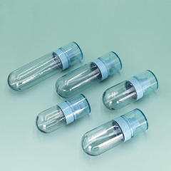 New Style 30ml 50ml 60ml pill capsule Round Clear Bottle Skincare Cosmetics Pump Tube plastic mist perfume spray bottle