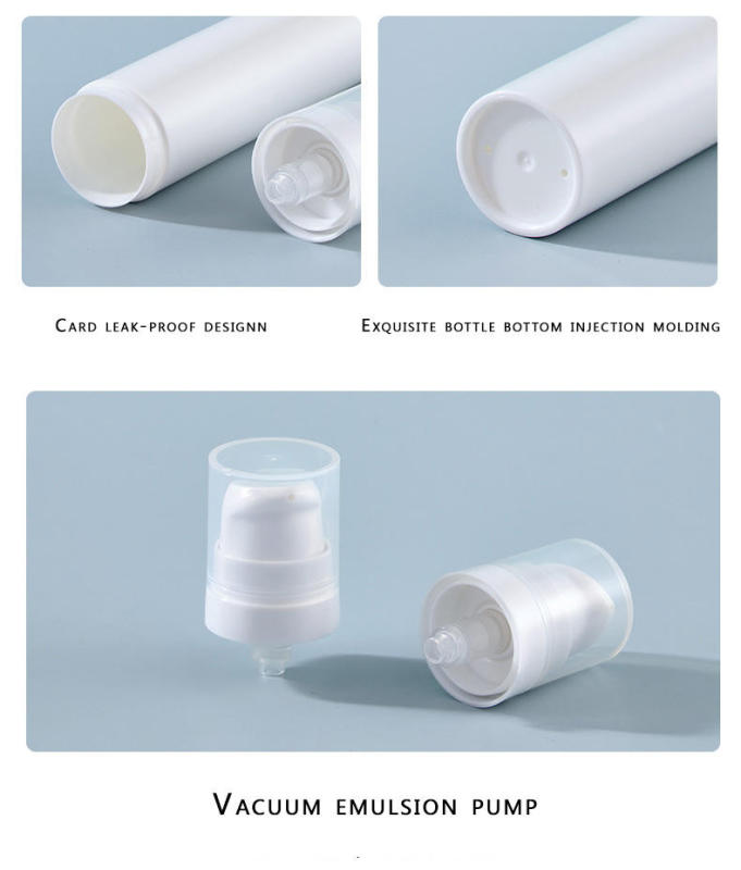 High Quality 15ml 30ml 50ml 80ml 100ml 200ml full size cosmetic airless cosmetic containers