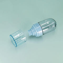 New Style 30ml 50ml 60ml pill capsule Round Clear Bottle Skincare Cosmetics Pump Tube plastic mist perfume spray bottle