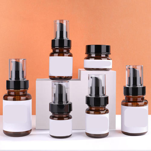 Manufacturer plastic set Cosmetic packaging skin care face cosmeceutical bottles Spray Pump Bottle