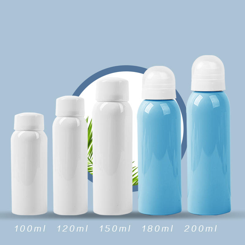 Factory Price perfume empty plastic spray bottle PET plastic bottle sunscreen spray white bottle