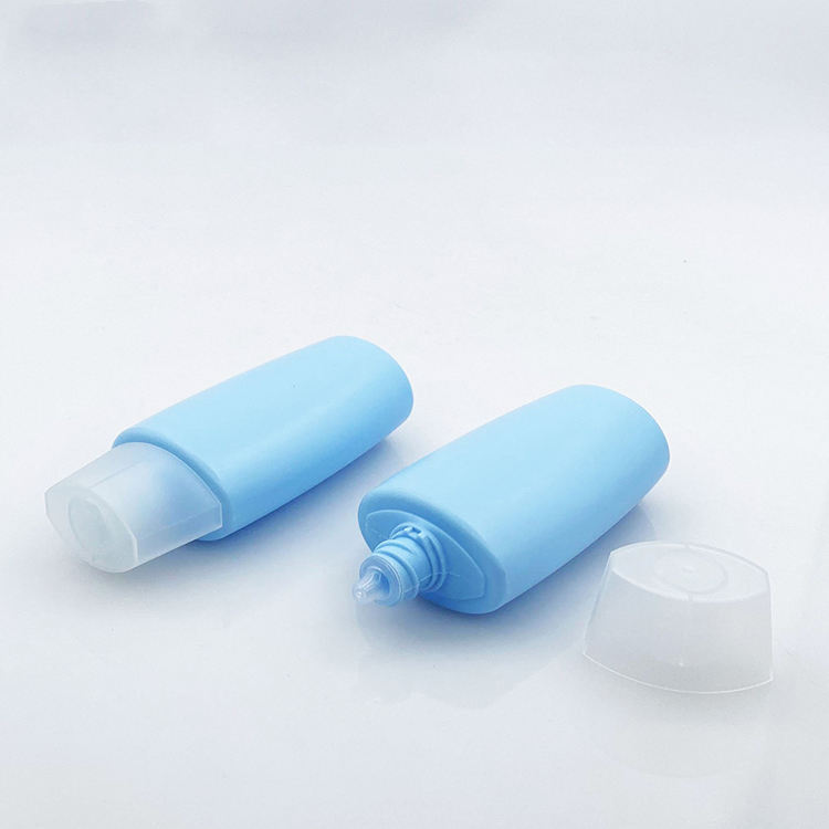 Sell like hot cakes plastic summer sunscreen container cosmetic packaging plastic tube 40ml sunscreen bottle