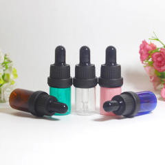 Wholesale Empty Clear Cosmetic GLass Essential Oil Bottle With Dropper Glass Dropper Bottle