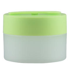 Wholesale Plastic PP 100g Body Lotion Matte Cosmetic Cream Jar Container Cosmetic Jars With Spoon