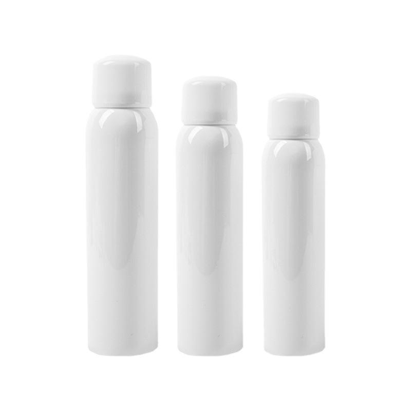 Factory Price perfume empty plastic spray bottle PET plastic bottle sunscreen spray white bottle