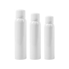 Factory Price perfume empty plastic spray bottle PET plastic bottle sunscreen spray white bottle