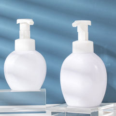Sell well 300ml 500ml PET foam soap lotion empty plastic foaming pump bottle Empty Plastic Bottle