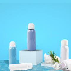 Factory Price perfume empty plastic spray bottle PET plastic bottle sunscreen spray white bottle