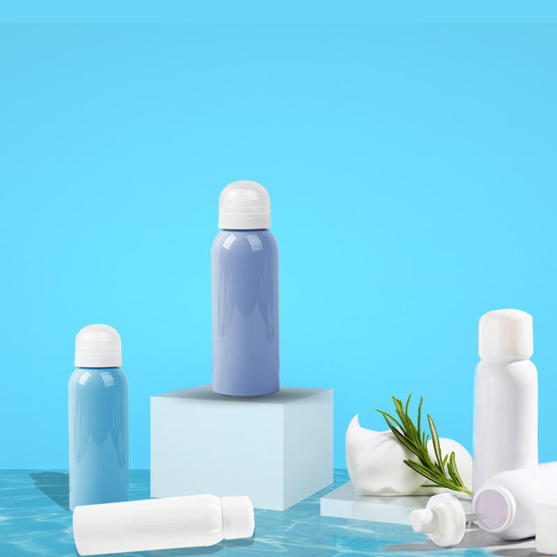 Factory Price perfume empty plastic spray bottle PET plastic bottle sunscreen spray white bottle