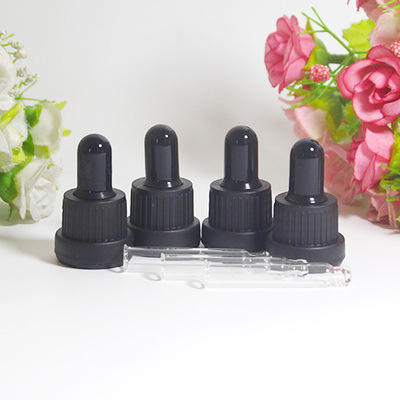 Wholesale Empty Clear Cosmetic GLass Essential Oil Bottle With Dropper Glass Dropper Bottle