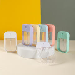 Hot-selling new 45ml convenient perfume bottled toner for use card plastic perfume bottle spray