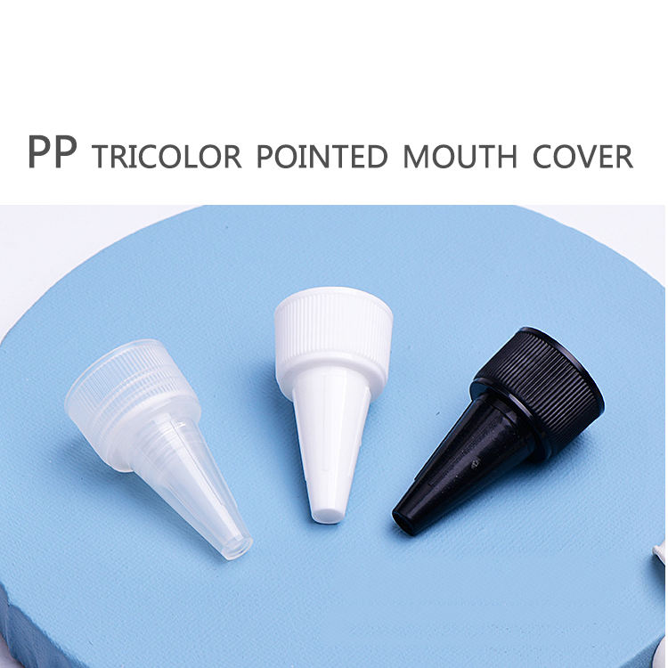 50ml ml pet plastic extrusion bottle with pointed nozzle packaging bottle