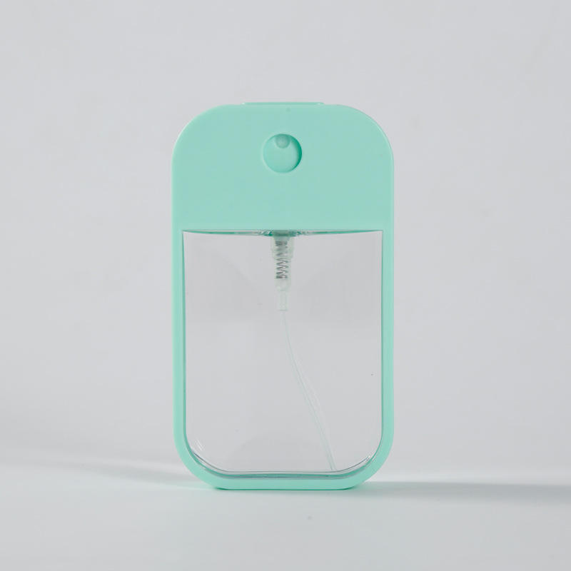 Hot-selling new 45ml convenient perfume bottled toner for use card plastic perfume bottle spray
