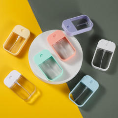 Hot-selling new 45ml convenient perfume bottled toner for use card plastic perfume bottle spray