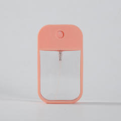 Hot-selling new 45ml convenient perfume bottled toner for use card plastic perfume bottle spray