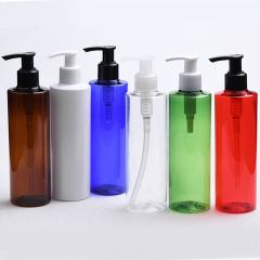 Hot sale cosmetic 250ml foaming bottle plastic bottle for Skin care by Press the shower gel bottle