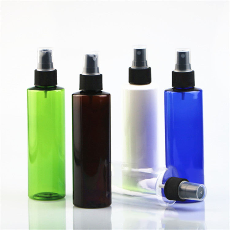 Best selling 200ml flat shoulder pet perfume spray bottle beauty hydrating cosmetics