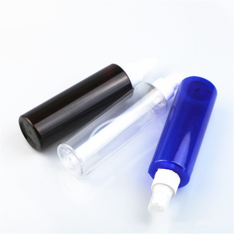 Best selling 200ml flat shoulder pet perfume spray bottle beauty hydrating cosmetics