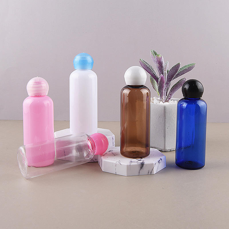 The new shelf 50ml spherical cap bottles are divided into small bottles and empty bottles