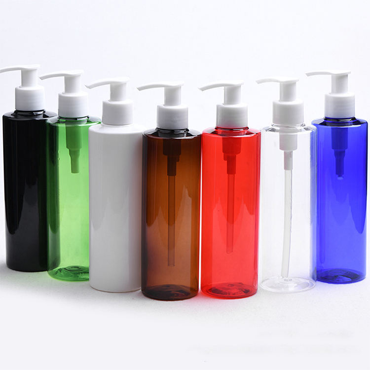 Hot sale cosmetic 250ml foaming bottle plastic bottle for Skin care by Press the shower gel bottle