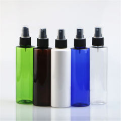 Best selling 200ml flat shoulder pet perfume spray bottle beauty hydrating cosmetics