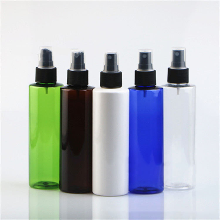 Best selling 200ml flat shoulder pet perfume spray bottle beauty hydrating cosmetics