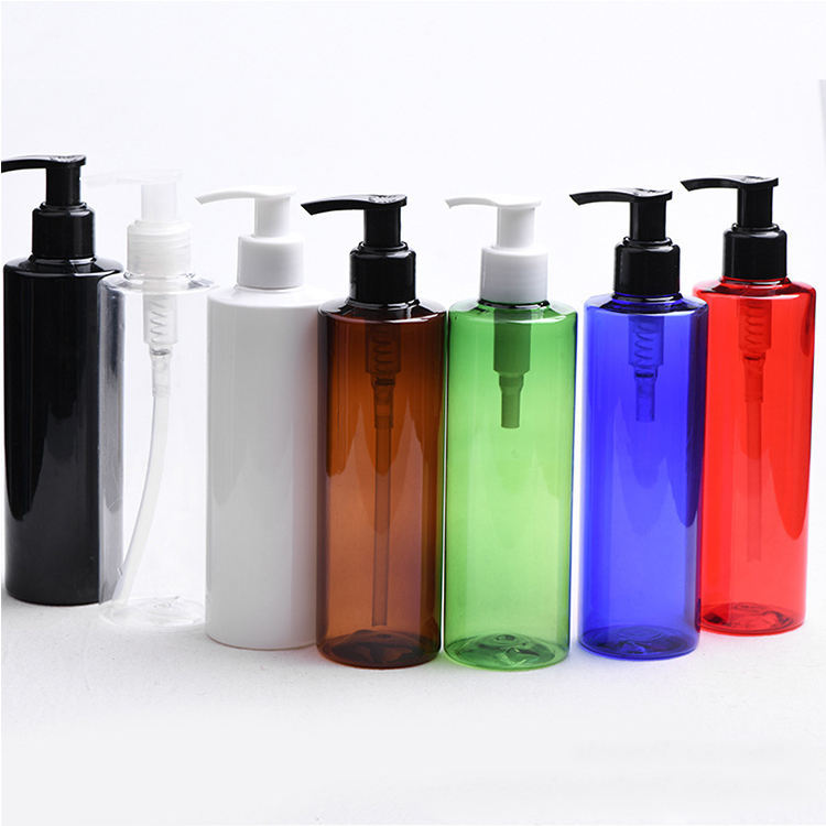 Hot sale cosmetic 250ml foaming bottle plastic bottle for Skin care by Press the shower gel bottle