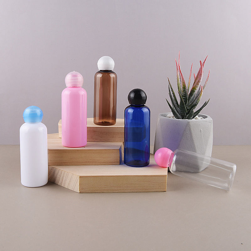 The new shelf 50ml spherical cap bottles are divided into small bottles and empty bottles
