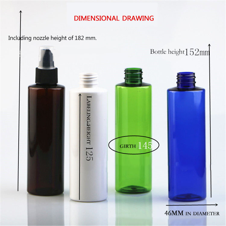 Best selling 200ml flat shoulder pet perfume spray bottle beauty hydrating cosmetics
