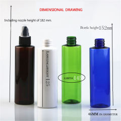 Best selling 200ml flat shoulder pet perfume spray bottle beauty hydrating cosmetics