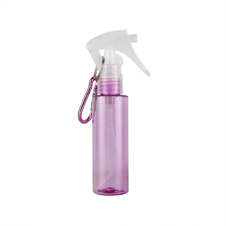 PET empty mini alcohol plastic mouse trigger atomizer spray bottle with hook