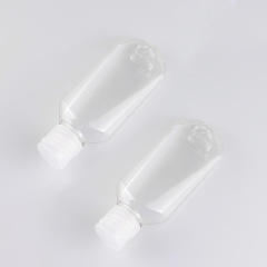 30ml PET high transparent barbed bottle ring buckle portable antibacterial hand gel bottle